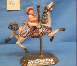 Boy On A Stargazer Carousel Horse
