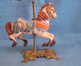White Carousel Horse