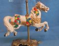 White Carousel Horse