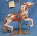 White Carousel Horse