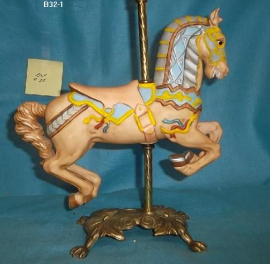 Semi Armored Carousel Horse