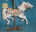 White Carousel Horse