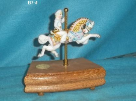 Girl On An Armored Carousel Horse