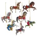 Set of 7 carousel ornaments