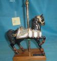 Dentzel Style Black Carousel Horse