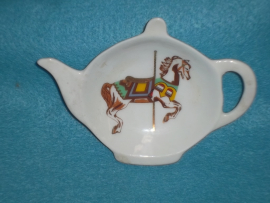 Spoon rest  small/ tea bag holder Pinto horsee